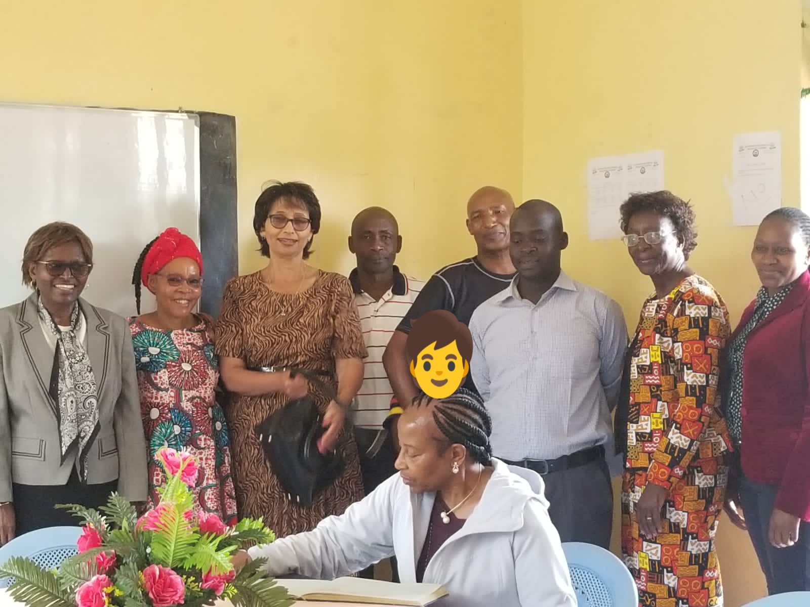 tree planting by clad members photo