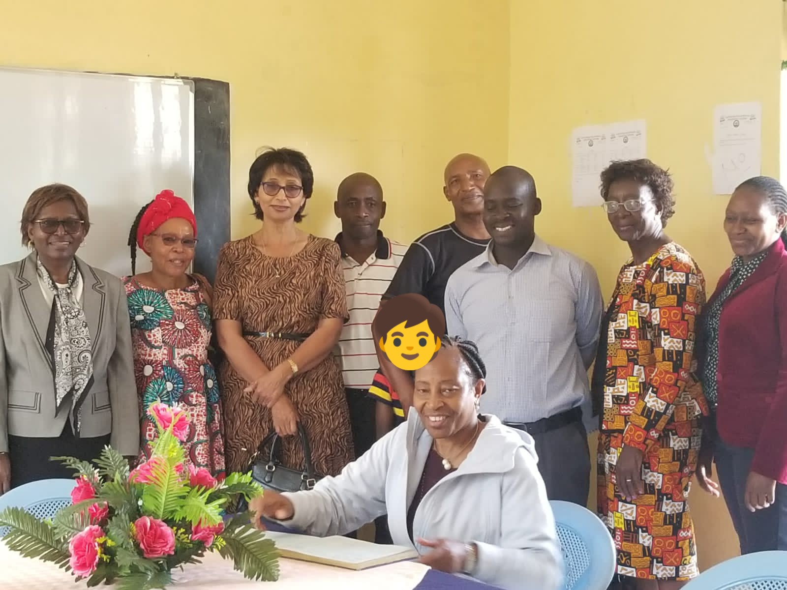 tree planting by clad members photo